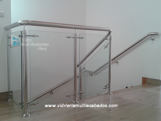 Barandas de cristal y Acero